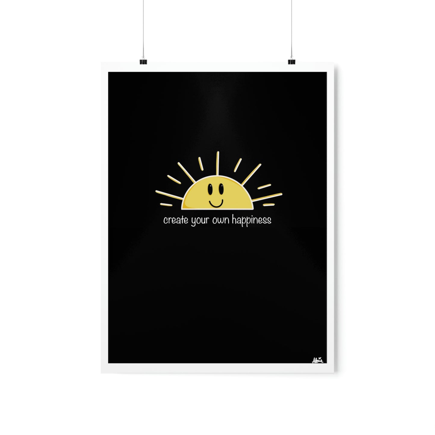 Create Your Own Happiness Poster