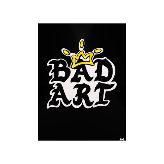 Bad Art Logo Poster