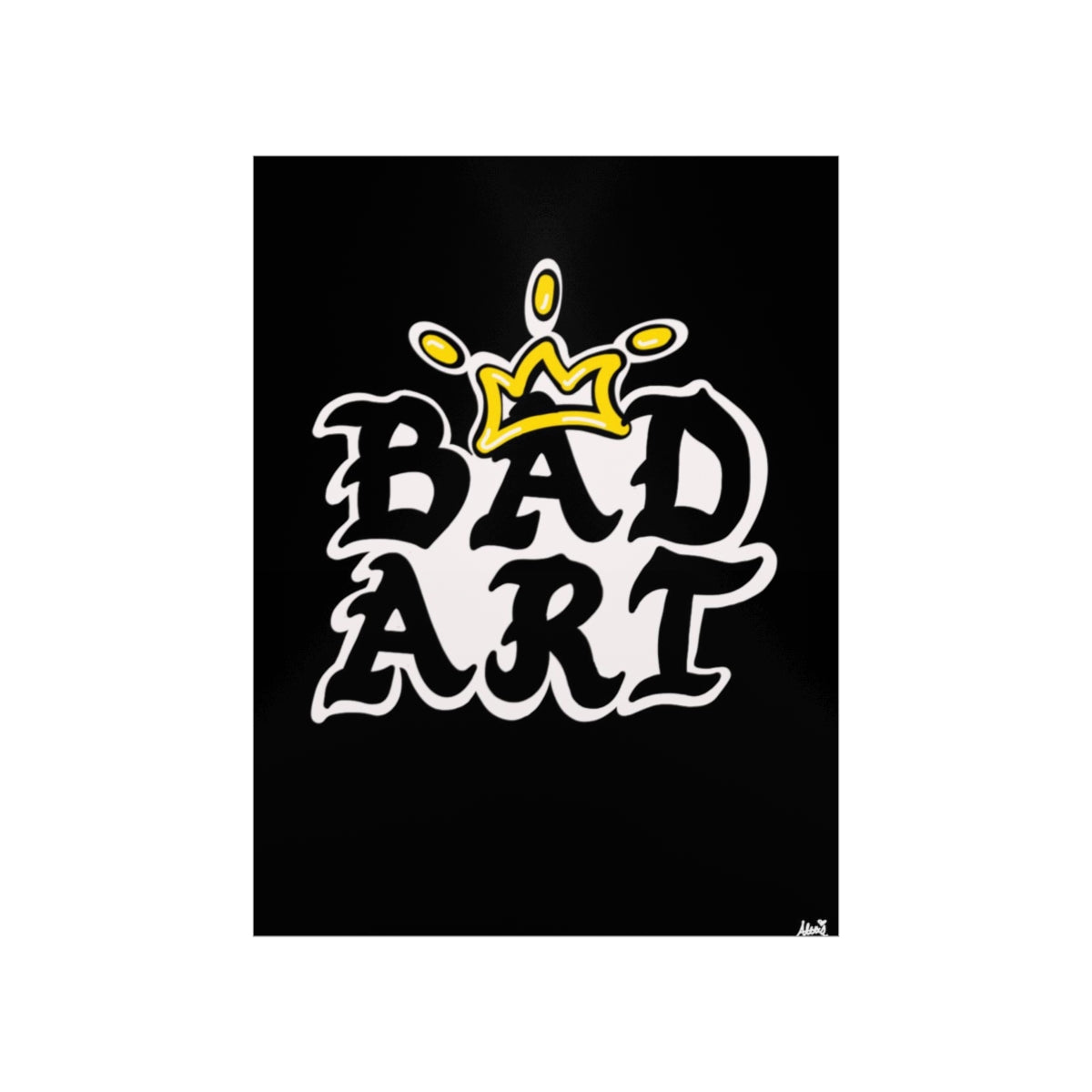 Bad Art Logo Poster