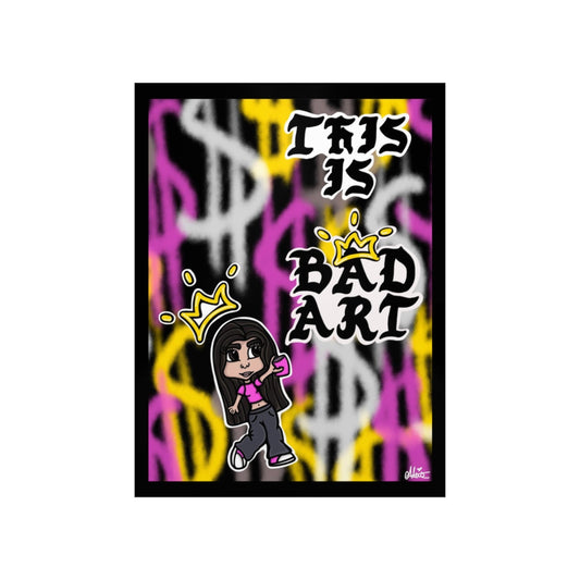 This Is Bad Art Logo Poster- Vertical